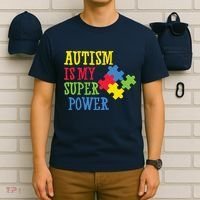 Autism Is My Super Power T-Shirt thumb 6