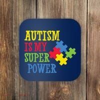 Autism Is My Super Power Coaster thumb 0