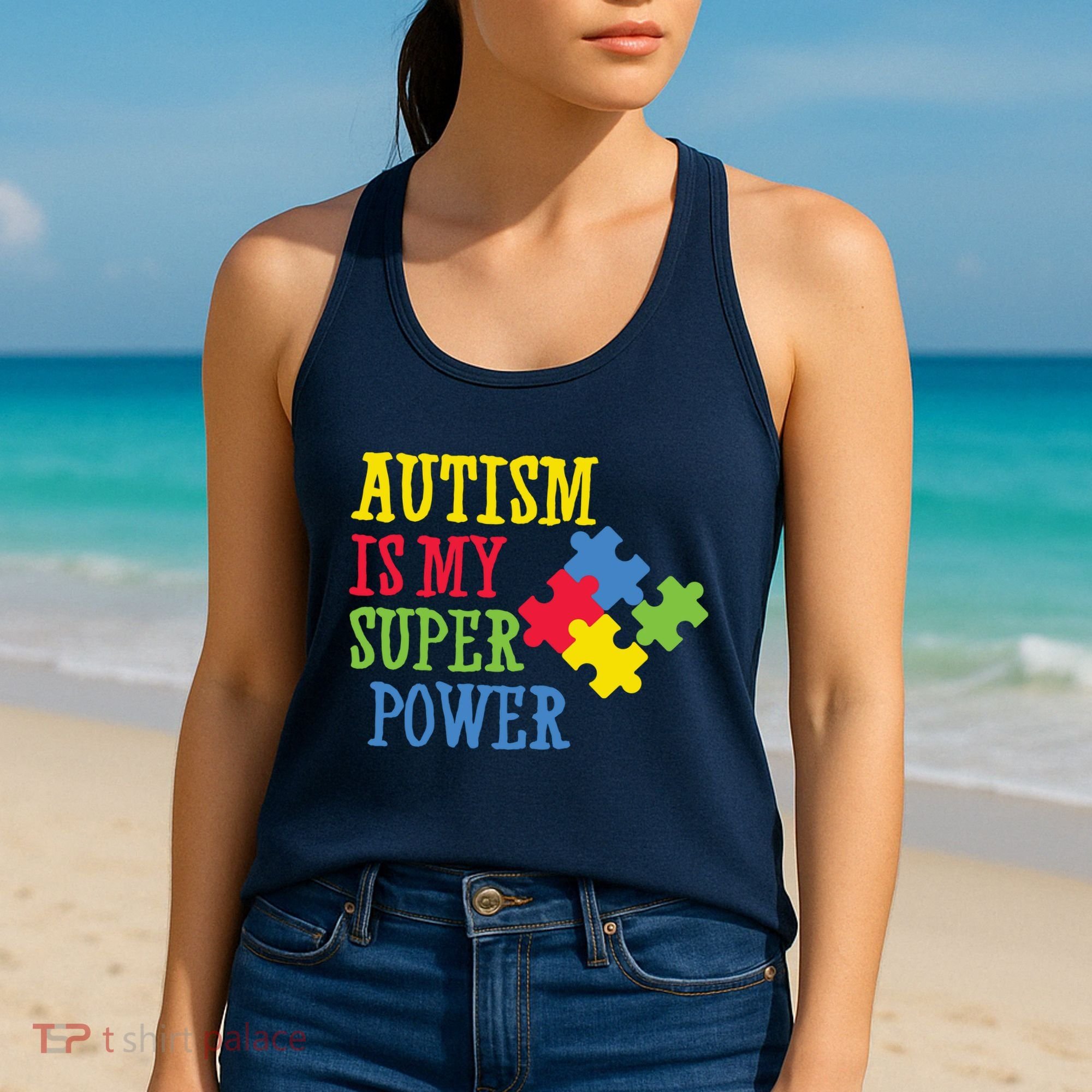 Autism Is My Super Power Women's Tank Top