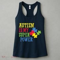 Autism Is My Super Power Women's Tank Top thumb 3