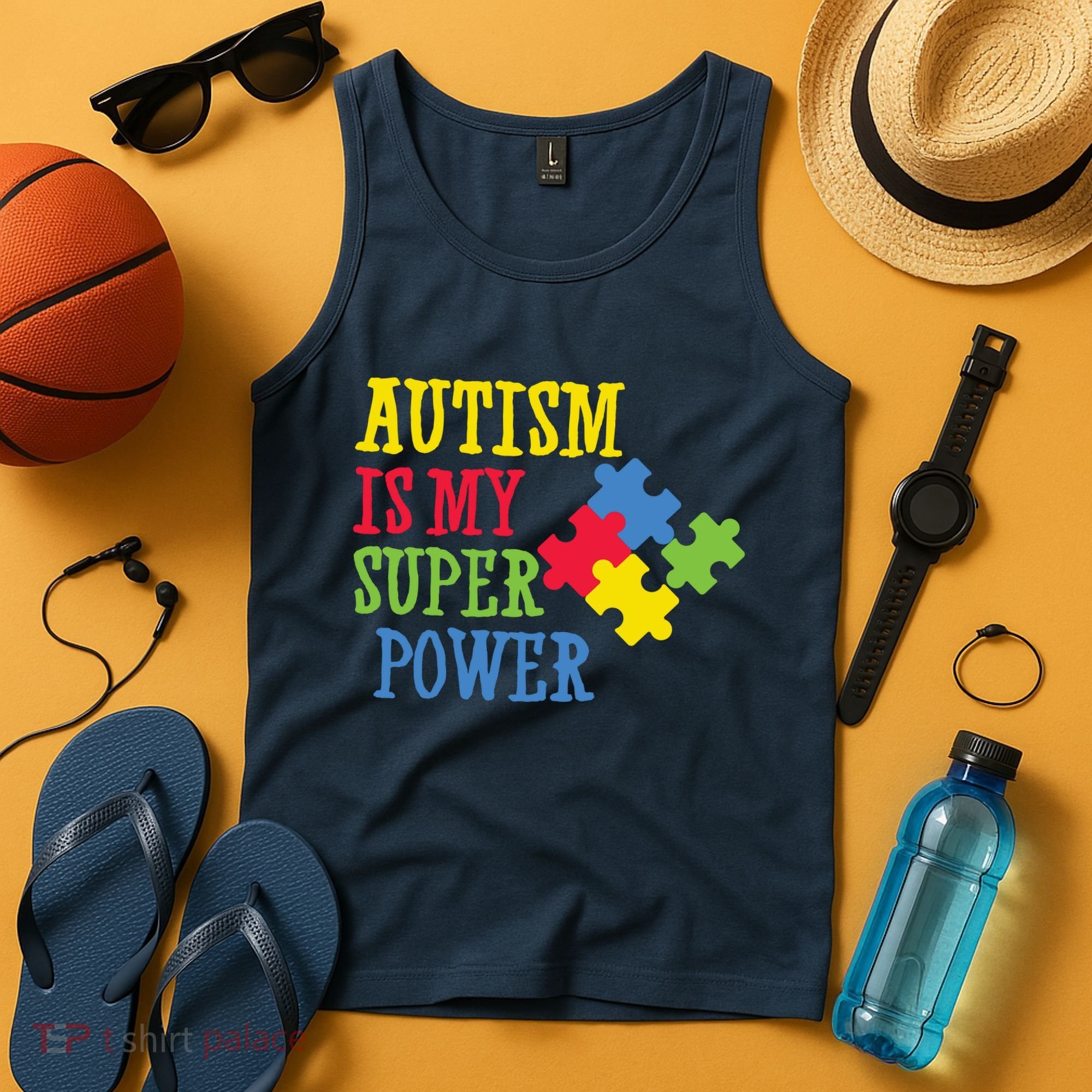 Autism Is My Super Power Tank Top