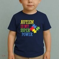 Autism Is My Super Power Toddler T-Shirt thumb 2