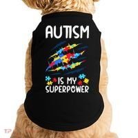 'Autism Is My Superpower Doggie Tank thumb 0