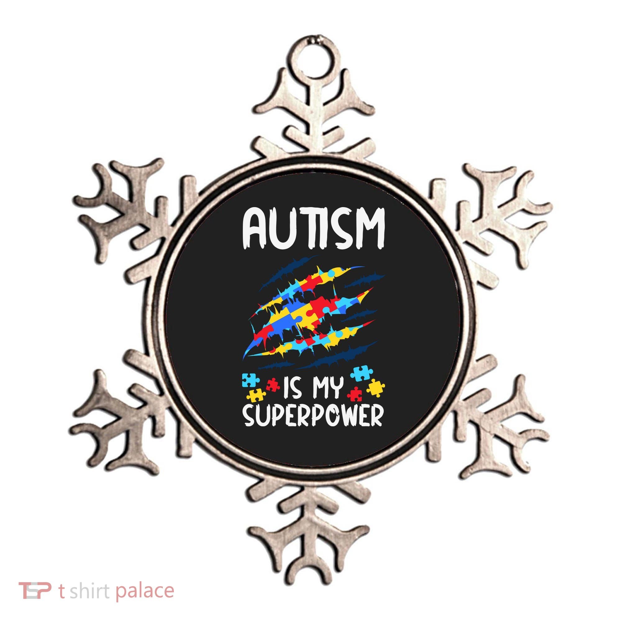 'Autism Is My Superpower Ornament