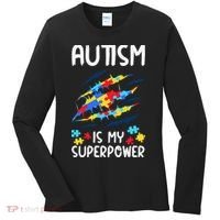 'Autism Is My Superpower Women's Long Sleeve Shirt thumb 0