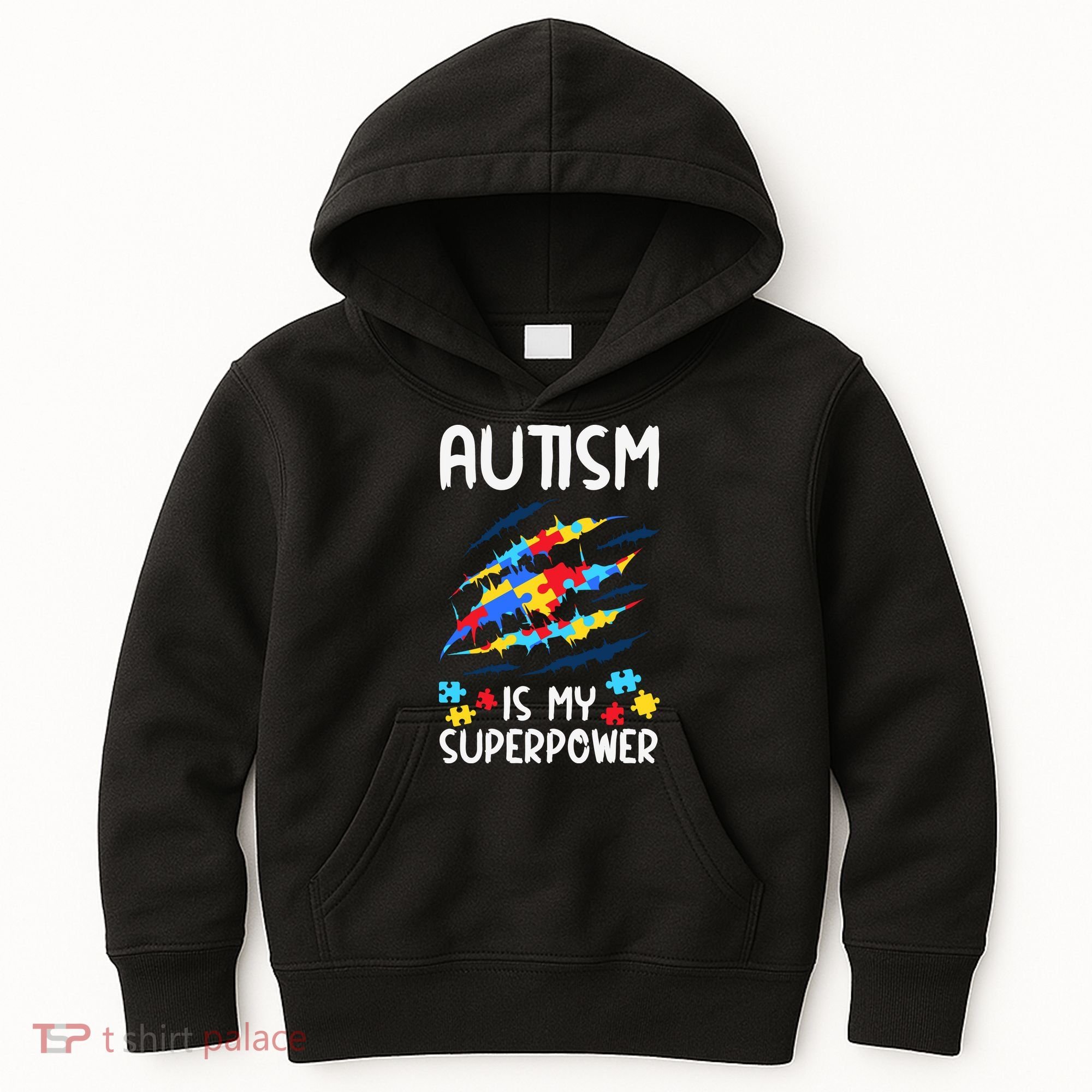 'Autism Is My Superpower Kids Hoodie