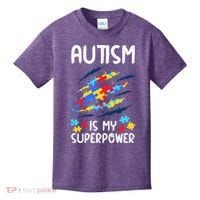 'Autism Is My Superpower Kids T-Shirt thumb 0