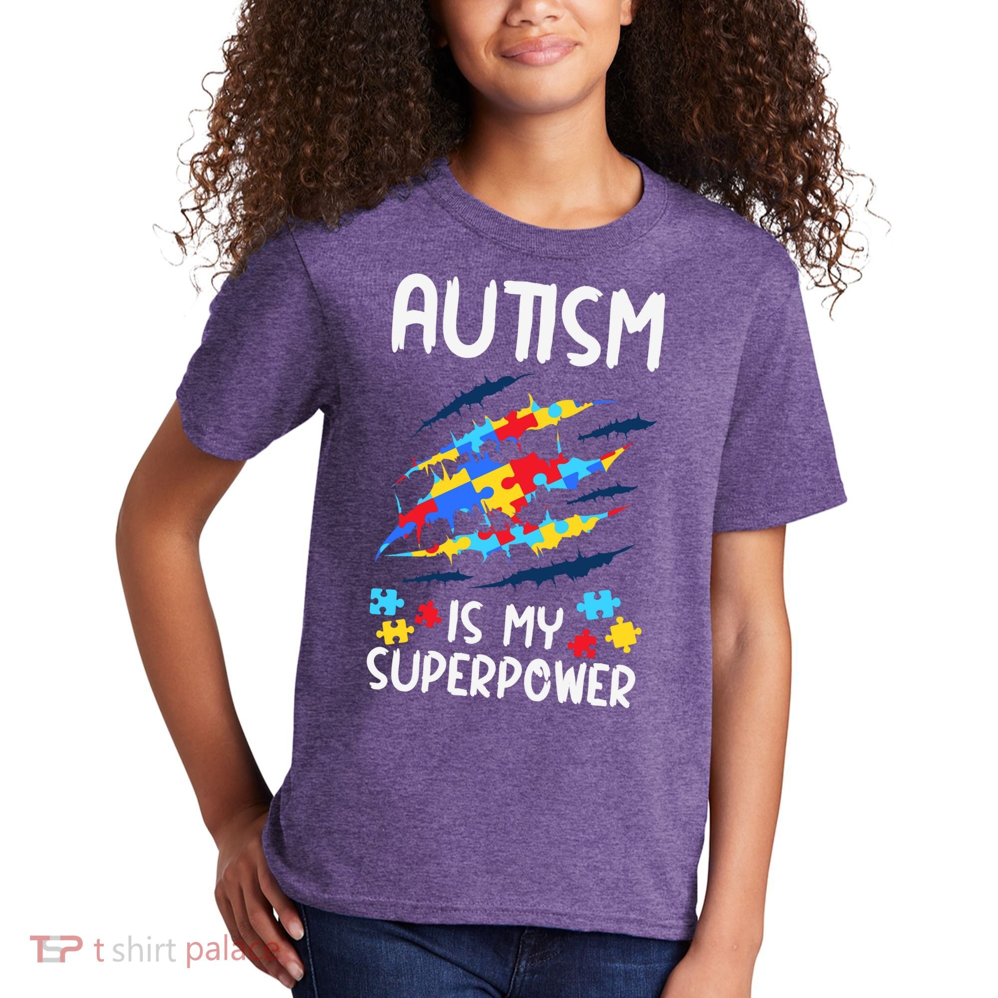 'Autism Is My Superpower Kids T-Shirt