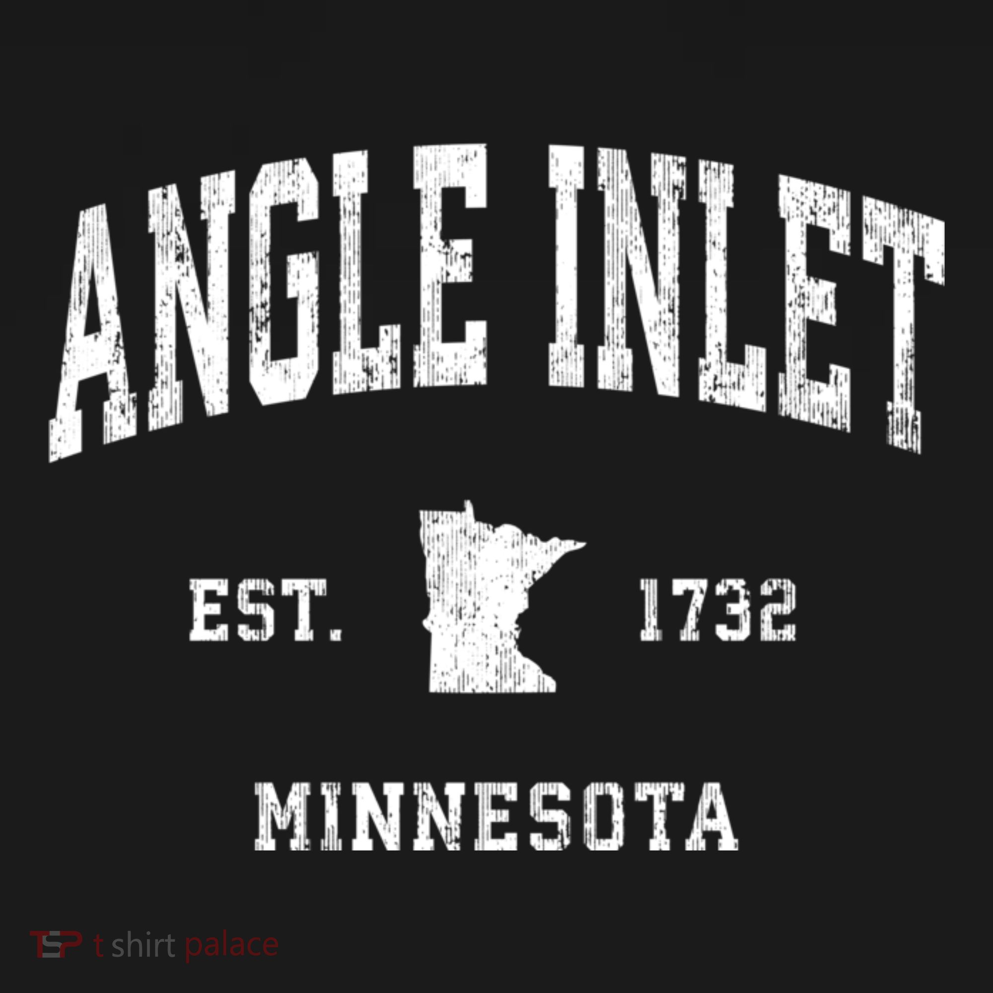 Angle Inlet Minnesota Mn Vintage Athletic Sports T-Shirt