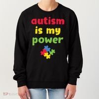 Autism Is My Power Autism Awareness Women's Sweatshirt thumb 0