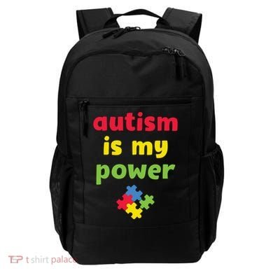 Autism Is My Power Autism Awareness Backpack