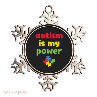 Autism Is My Power Autism Awareness Ornament