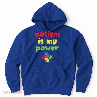 Autism Is My Power Autism Awareness Hoodie