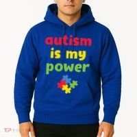 Autism Is My Power Autism Awareness Hoodie thumb 2
