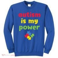 Autism Is My Power Autism Awareness Sweatshirt thumb 0