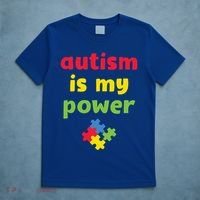 Autism Is My Power Autism Awareness T-Shirt thumb 5