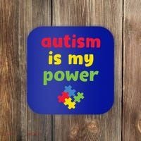 Autism Is My Power Autism Awareness Coaster thumb 0