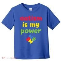 Autism Is My Power Autism Awareness Toddler T-Shirt thumb 0