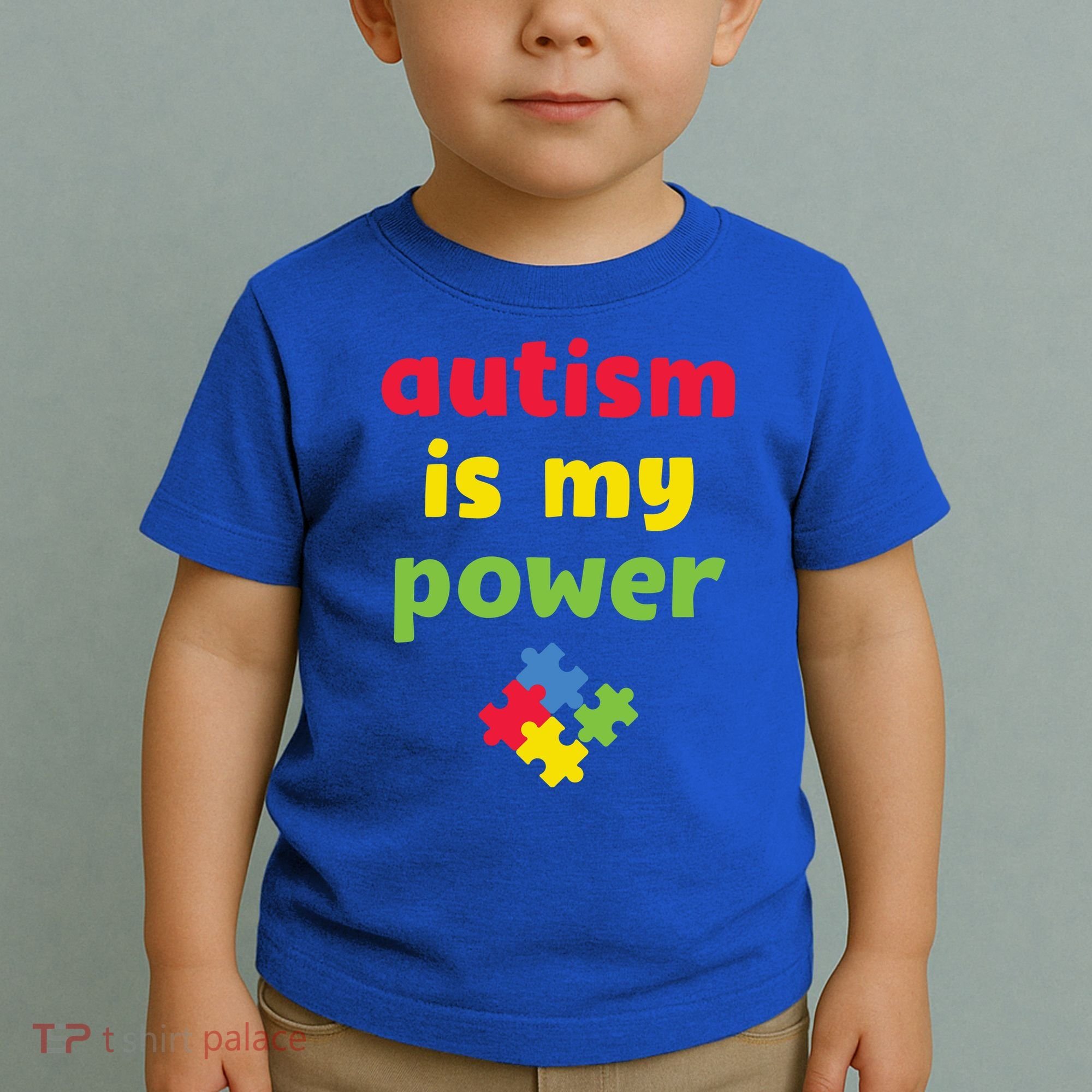 Autism Is My Power Autism Awareness Toddler T-Shirt