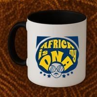 Africa Is My DNA Black History Month Coffee Mug thumb 2