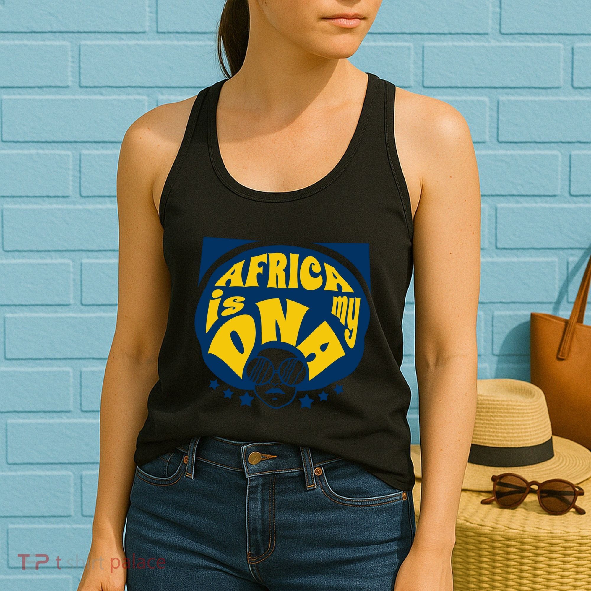 Africa Is My DNA Black History Month Women's Tank Top
