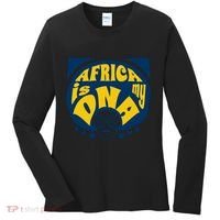 Africa Is My DNA Black History Month Women's Long Sleeve Shirt thumb 0