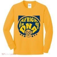 Africa Is My DNA Black History Month Kids Long Sleeve Shirt thumb 0