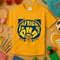 Africa Is My DNA Black History Month Kids T-Shirt thumb 3