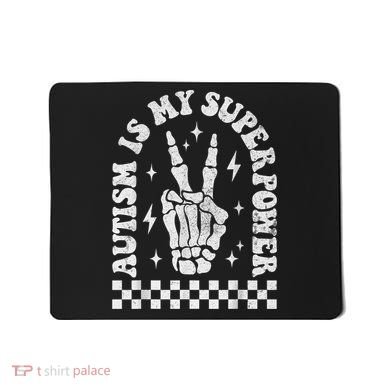 Autism Is My Superpower Groovy Autism Awareness  Mousepad