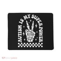 Autism Is My Superpower Groovy Autism Awareness  Mousepad thumb 0