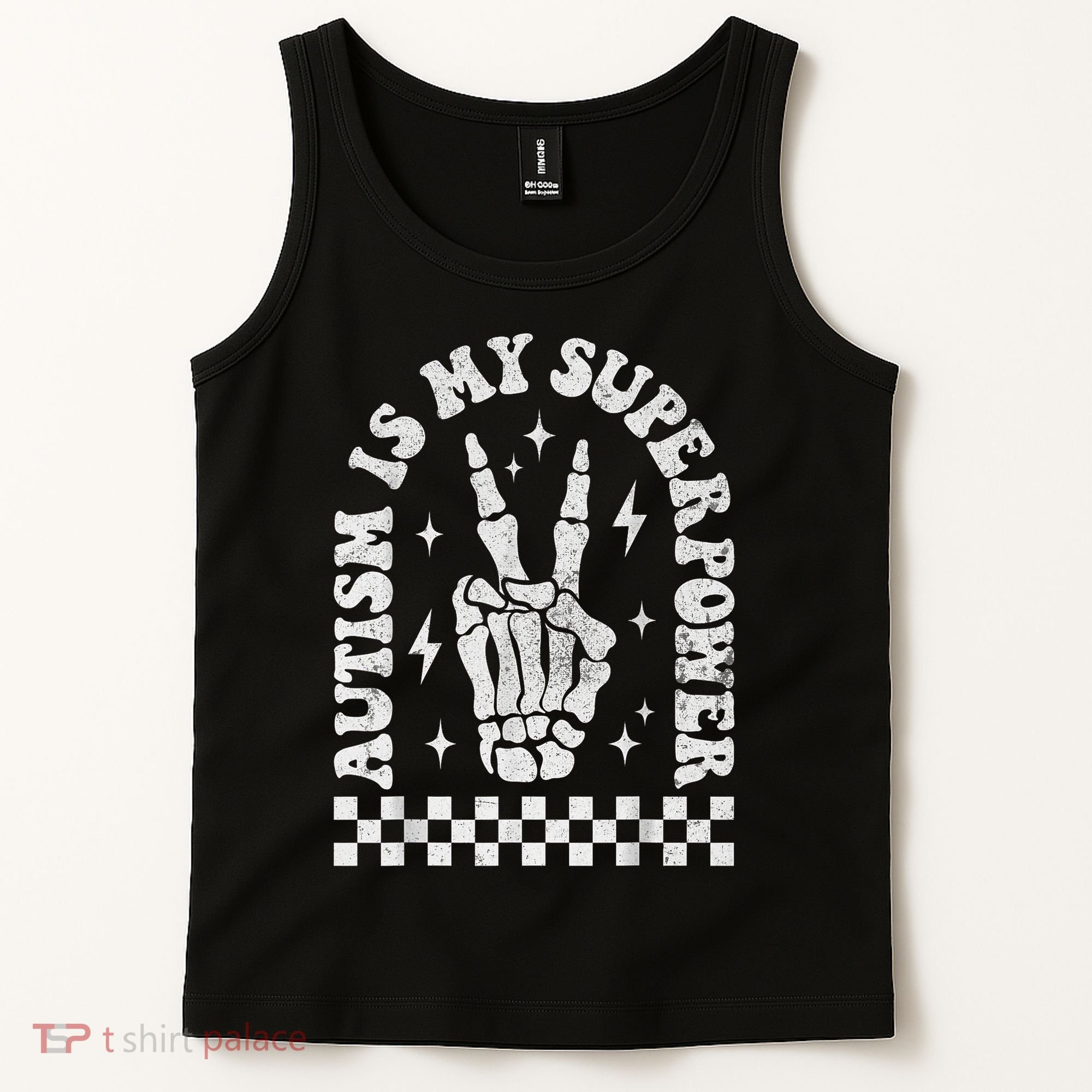 Autism Is My Superpower Groovy Autism Awareness  Tank Top