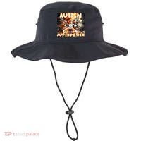 Autism Is My Supper Power Hard Skeleton Meme Oddly Specific Gift Bucket Hat thumb 0