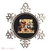 Autism Is My Supper Power Hard Skeleton Meme Oddly Specific Gift Ornament thumb 0