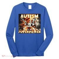 Autism Is My Supper Power Hard Skeleton Meme Oddly Specific Gift Long Sleeve Shirt thumb 0