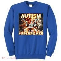 Autism Is My Supper Power Hard Skeleton Meme Oddly Specific Gift Sweatshirt thumb 0