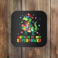 Autism Is My Superpower Funny Autism Awareness Coaster thumb 0