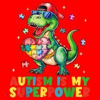 Autism Is My Superpower Funny Autism Awareness Santa Hat thumb 1