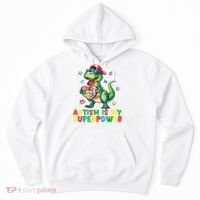 Autism Is My Superpower Funny Autism Awareness Hoodie thumb 0