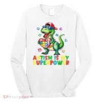 Autism Is My Superpower Funny Autism Awareness Long Sleeve Shirt thumb 0