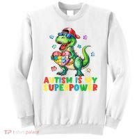 Autism Is My Superpower Funny Autism Awareness Sweatshirt thumb 0