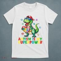 Autism Is My Superpower Funny Autism Awareness T-Shirt thumb 5