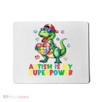Autism Is My Superpower Funny Autism Awareness Mousepad thumb 0