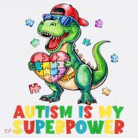 Autism Is My Superpower Funny Autism Awareness Women's Tank Top thumb 5