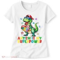 Autism Is My Superpower Funny Autism Awareness Women's T-Shirt thumb 0
