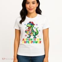 Autism Is My Superpower Funny Autism Awareness Women's T-Shirt thumb 4