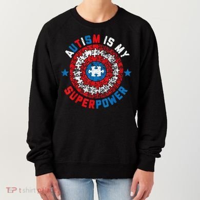 Autism Is My Superpower Autism Awareness Autistic Women's Sweatshirt