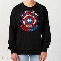 Autism Is My Superpower Autism Awareness Autistic Women's Sweatshirt thumb 0