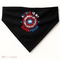 Autism Is My Superpower Autism Awareness Autistic USA-Made Doggie Bandana thumb 0
