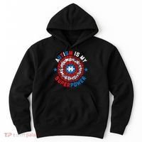 Autism Is My Superpower Autism Awareness Autistic Hoodie thumb 0
