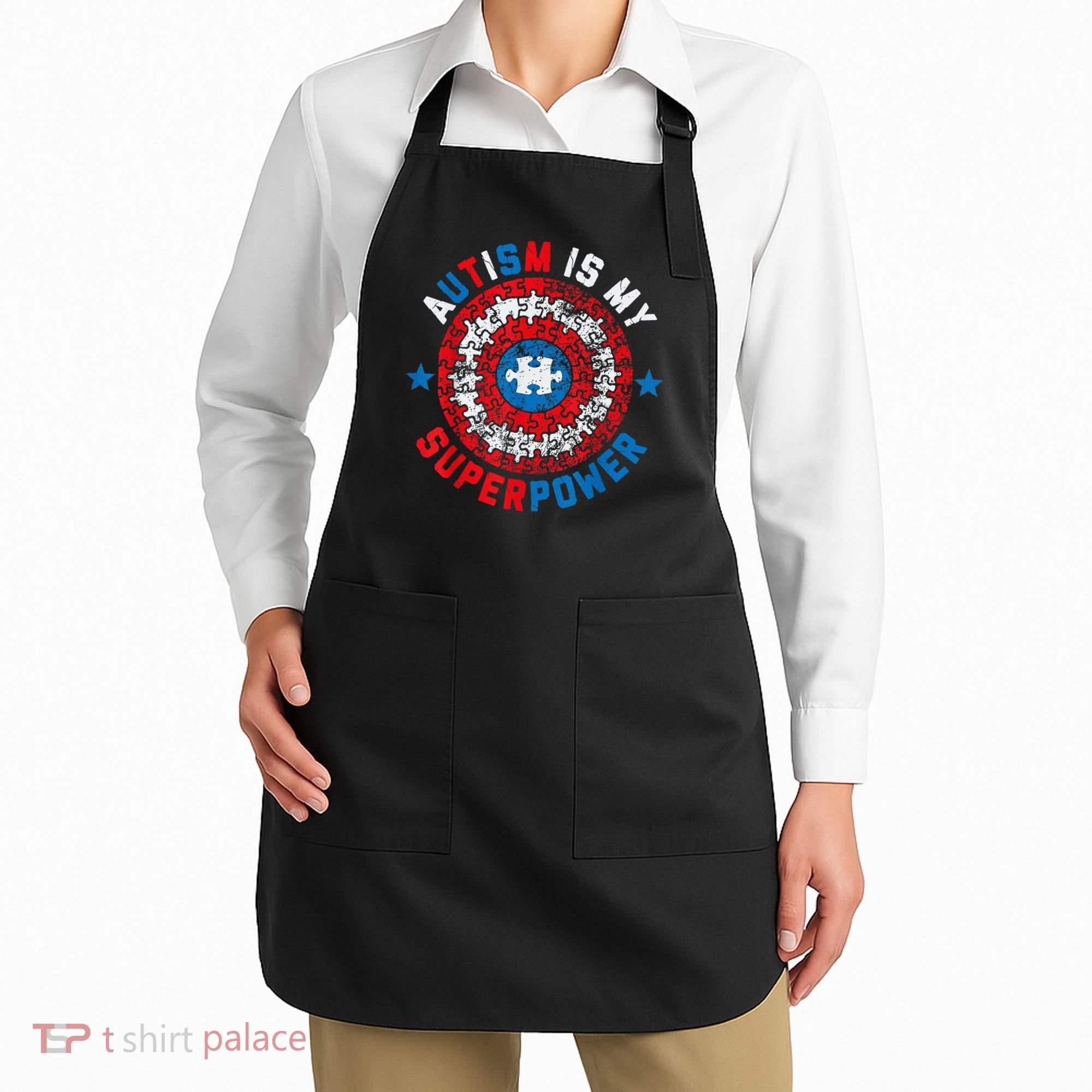 Autism Is My Superpower Autism Awareness Autistic Apron